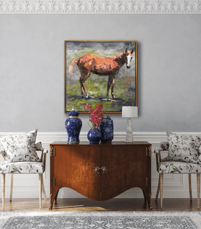 Foal Artist Enhanced Canvas Print by John Beard Collection - product image 4 for Resin Society