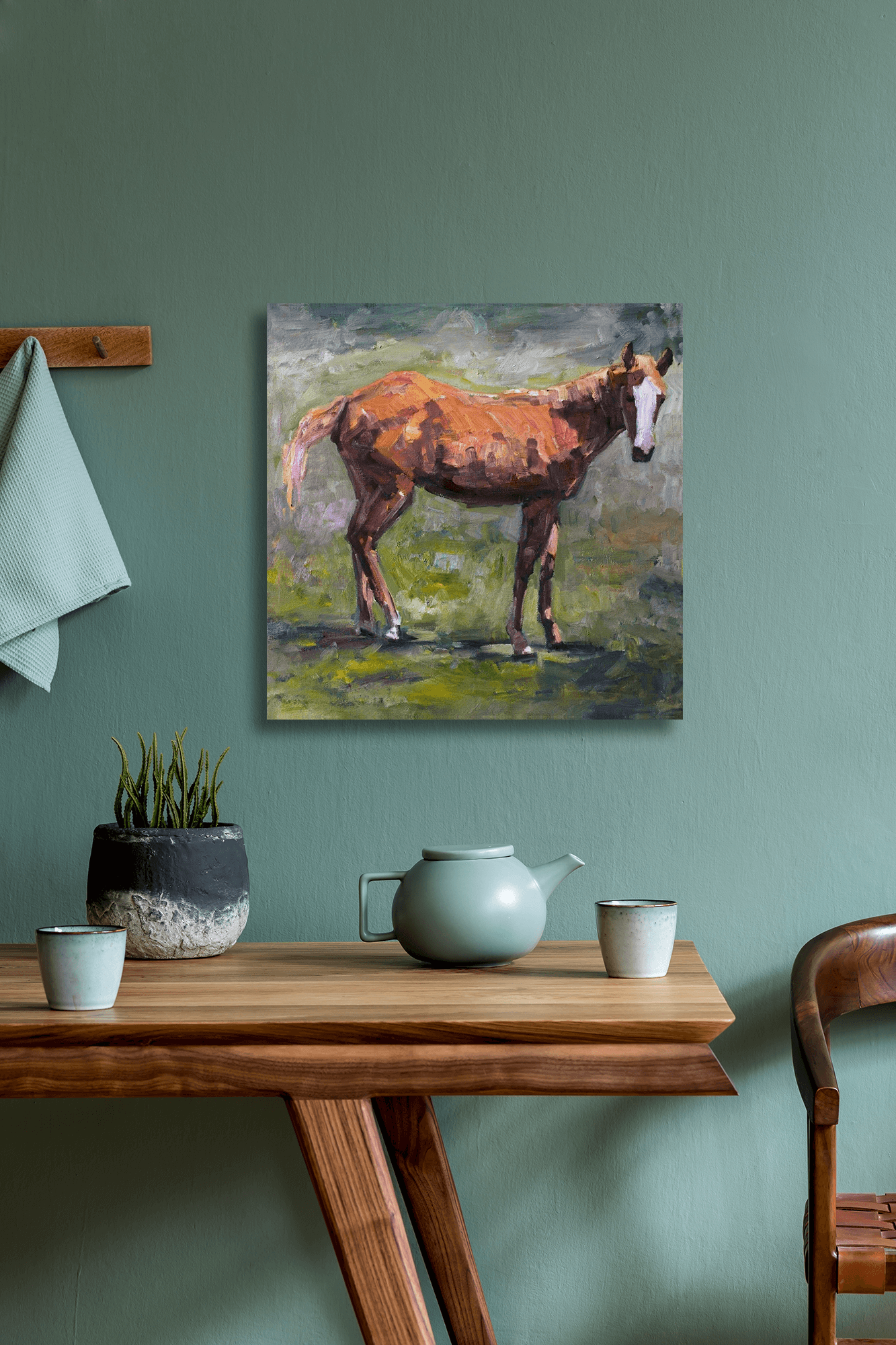 Foal Artist Enhanced Canvas Print by John Beard Collection - product image 6 for Resin Society