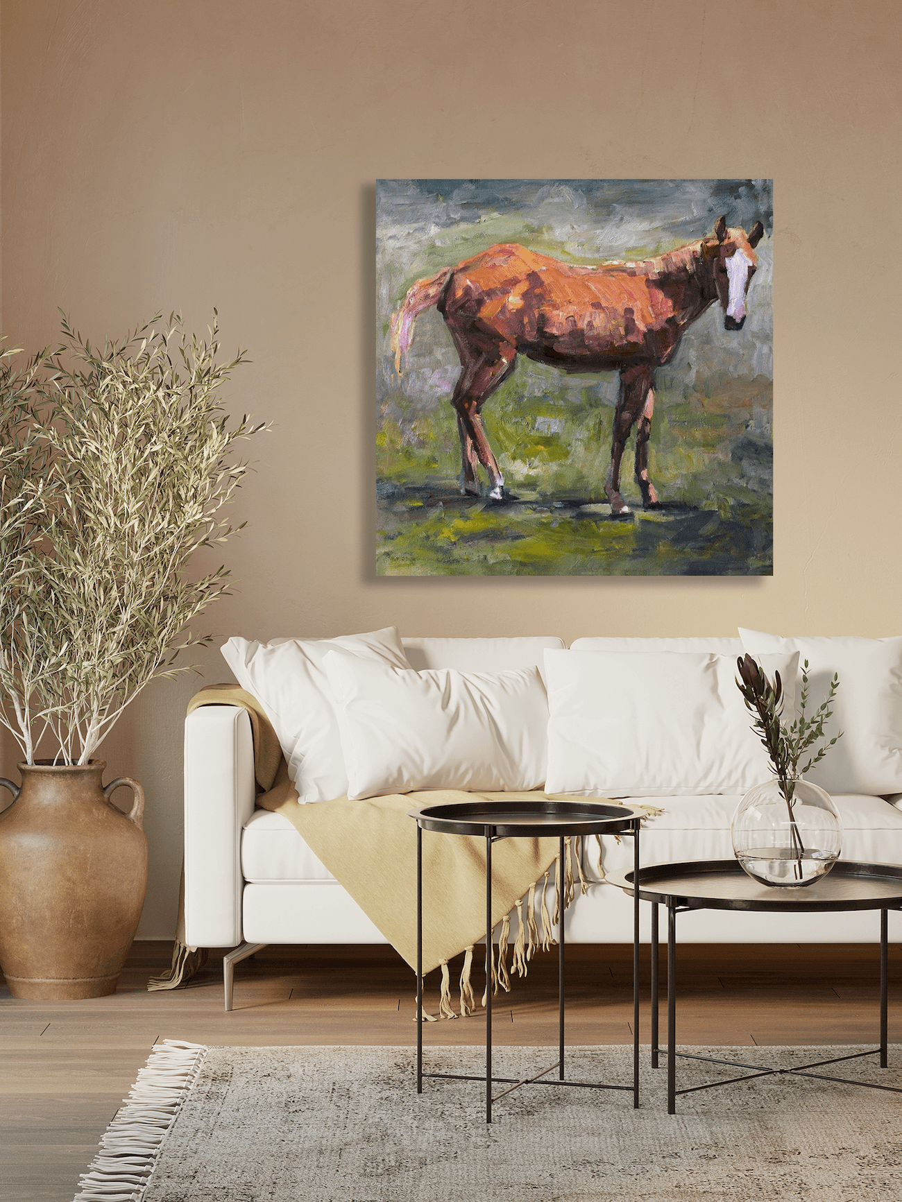 Foal Artist Enhanced Canvas Print by John Beard Collection - product image 2 for Resin Society