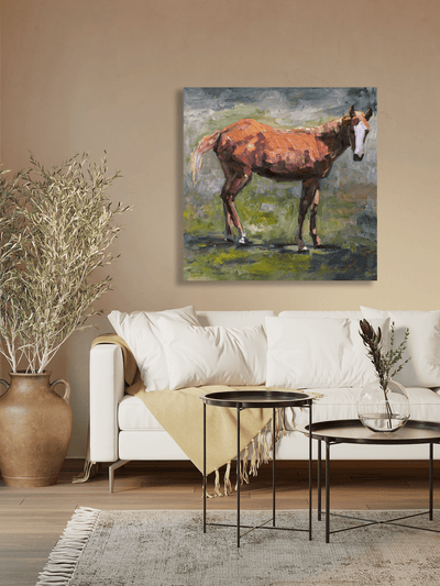 Foal Artist Enhanced Canvas Print by John Beard Collection - product image 2 for Resin Society
