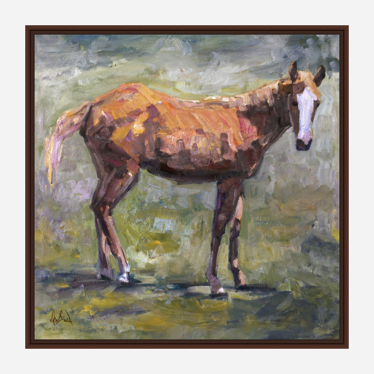 Foal Artist Enhanced Canvas Print by John Beard Collection - product image 8 for Resin Society