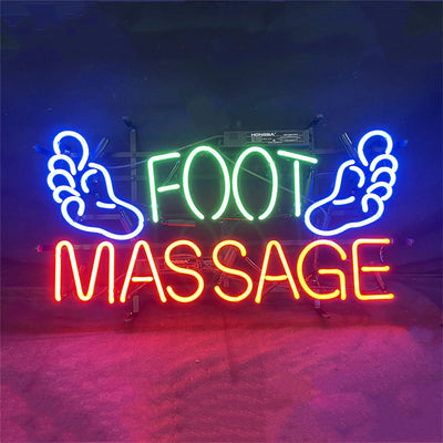 Foot Massage Neon Signs Light by Neon Signs Land - product image 3 for Resin Society
