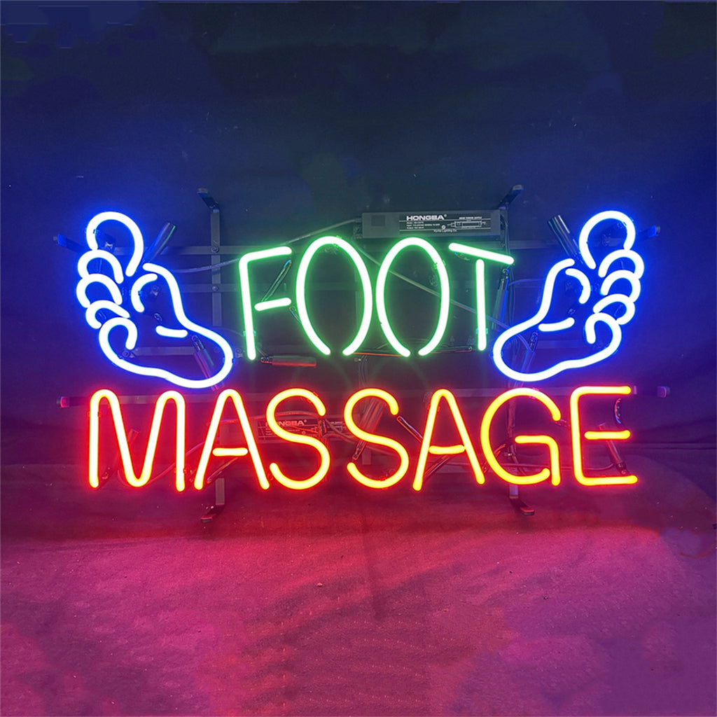Foot Massage Neon Signs Light by Neon Signs Land - main product image for Resin Society