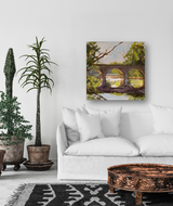 Forest Bridge Artist Canvas Enhanced Print by John Beard Collection - product image 3 for Resin Society
