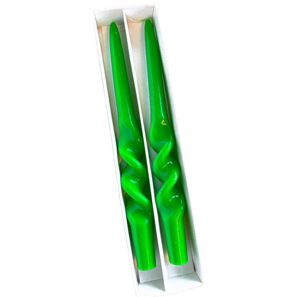 20 Forest Fern Twisted Candle - 10 Packs of 2 by Ro'Table - product image 3 for Resin Society