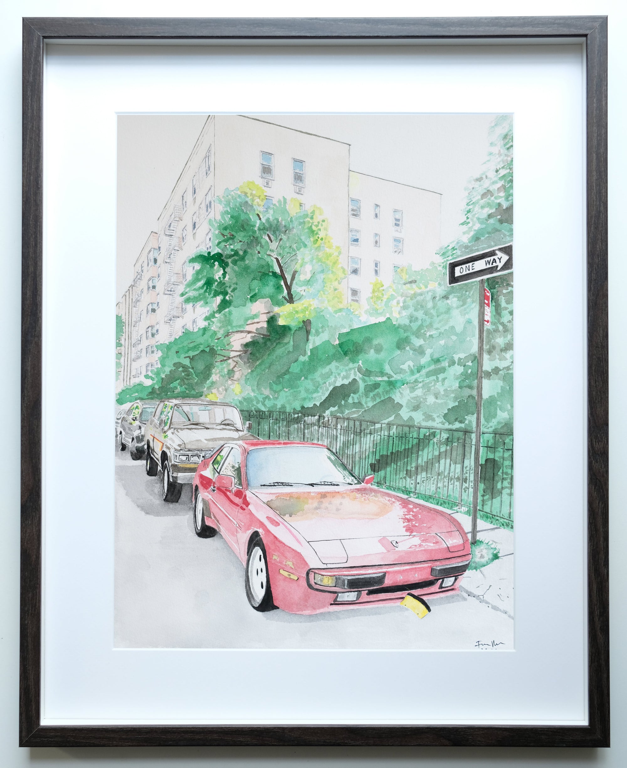 Porsche 944 & Toyota Land Cruiser, Classic Car by Art By Francis - product image 2 for Resin Society