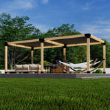DIY Pergola Kit for a Freestanding Pergola With Canopies - Any Size Up