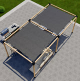 DIY Pergola Kit for a Freestanding Pergola With Canopies - Any Size Up