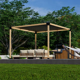 DIY Pergola Kit for a Freestanding Pergola With Canopy - Any Size Up to