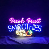 Fresh Fruit Smoothies Neon Light Sign by Neon Signs Land - main product image for Resin Society