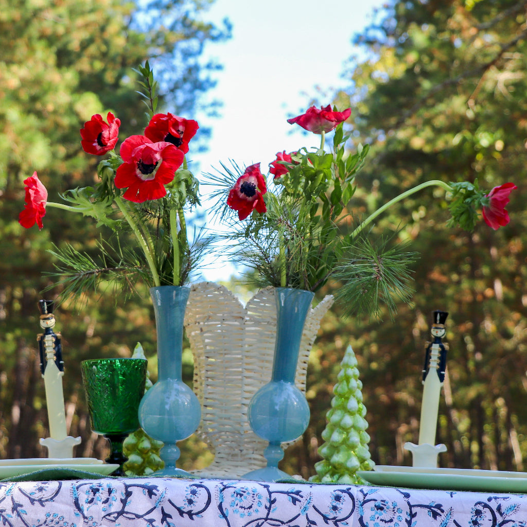 Frosted Blue Haze Vase - Pair by Ro'Table - product image 5 for Resin Society