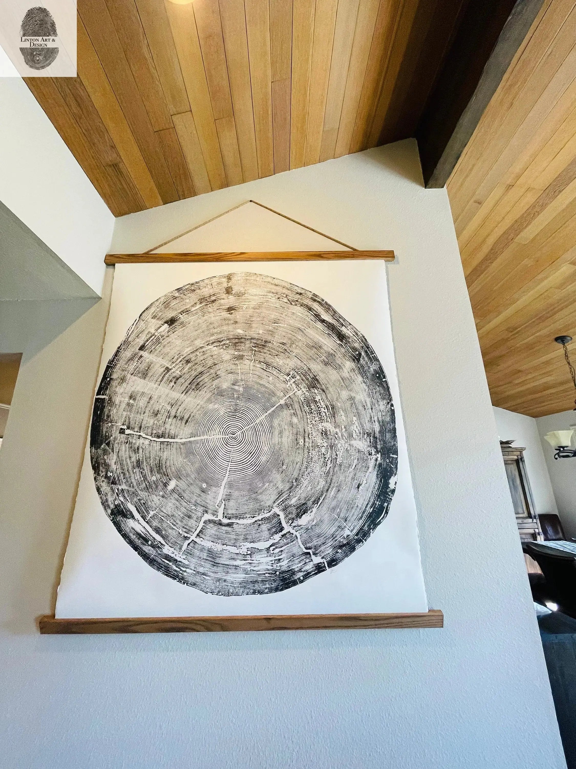 Oregon Coast Sitka Spruce - 52x60 - Tree Wall Art by lintonart - product image 3 for Resin Society