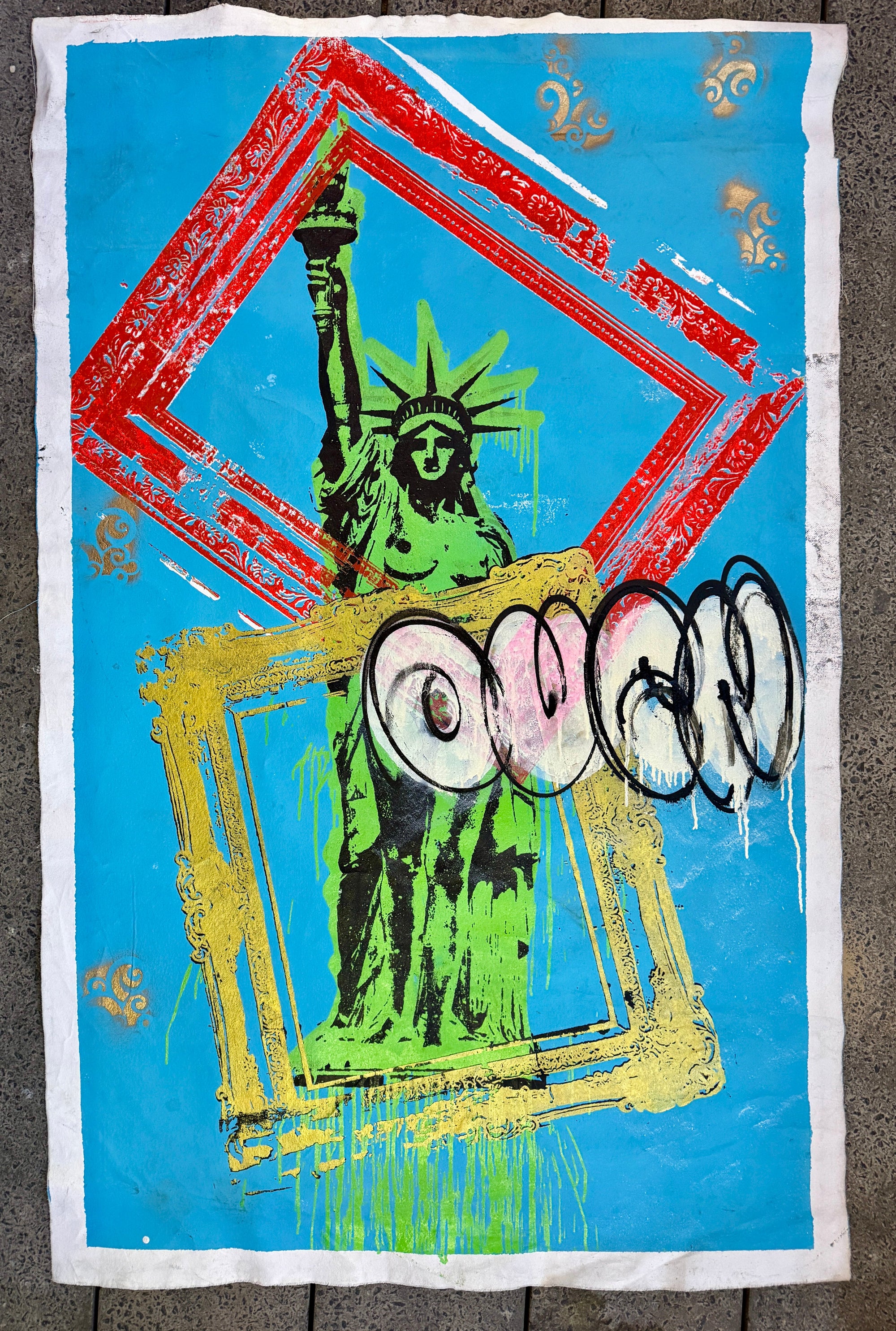 Framed Liberty by Denis OUCH - main product image for Resin Society