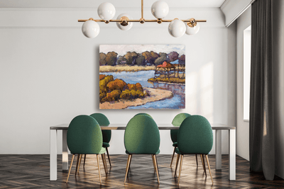 Funky Marsh Artist Enhanced Canvas Print by John Beard Collection - product image 3 for Resin Society