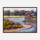 Funky Marsh Artist Enhanced Canvas Print by John Beard Collection - product image 5 for Resin Society