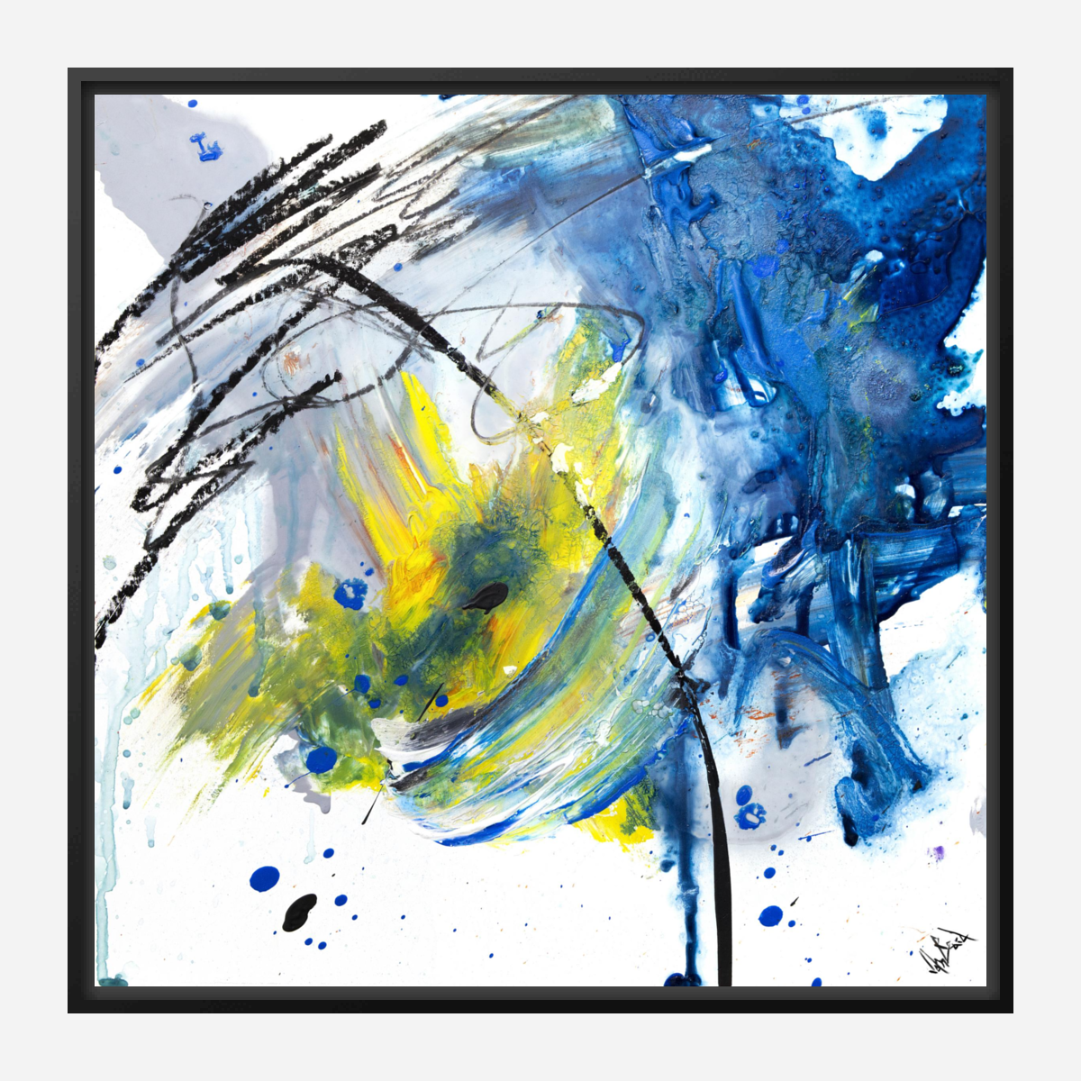 Fushite Artist Enhanced Canvas Print by John Beard Collection - product image 5 for Resin Society