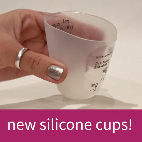 Silicone Measuring Cup for Resin (10-100ml) by Little Windows Brilliant Resin and Supplies - Resin Society