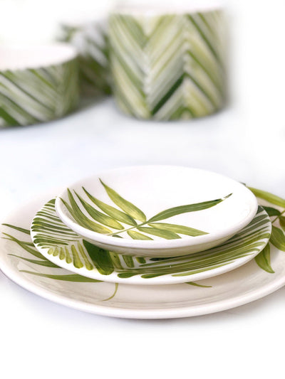 Floating Leaves Dinner Plate - Green by Mbare Ltd - product image 4 for Resin Society
