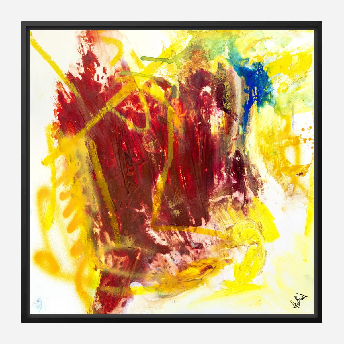 Garnet Artist Enhanced Canvas Print by John Beard Collection - product image 6 for Resin Society