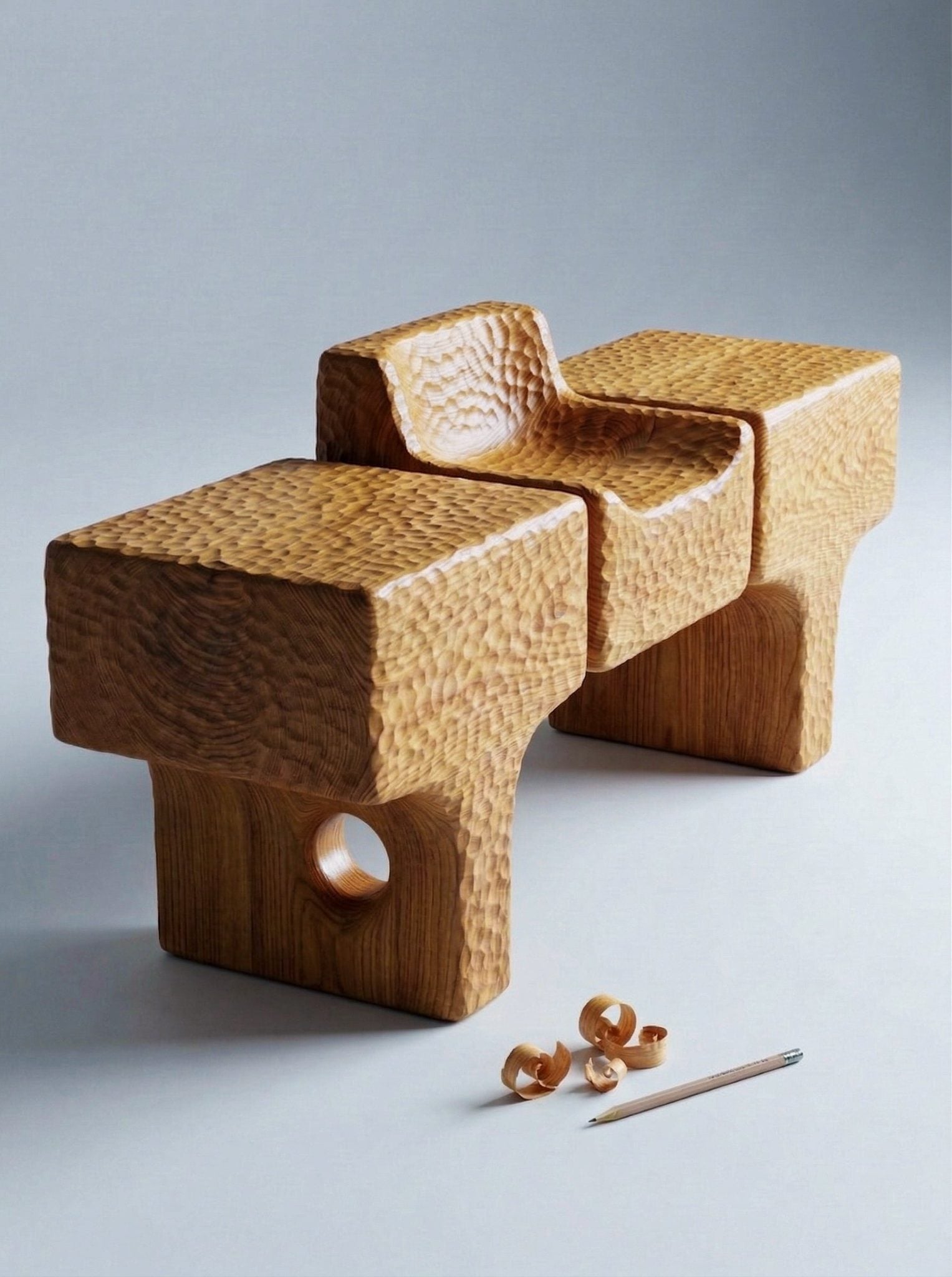 Hand-Carved Dining Table by Gizz - product image 5 for Resin Society