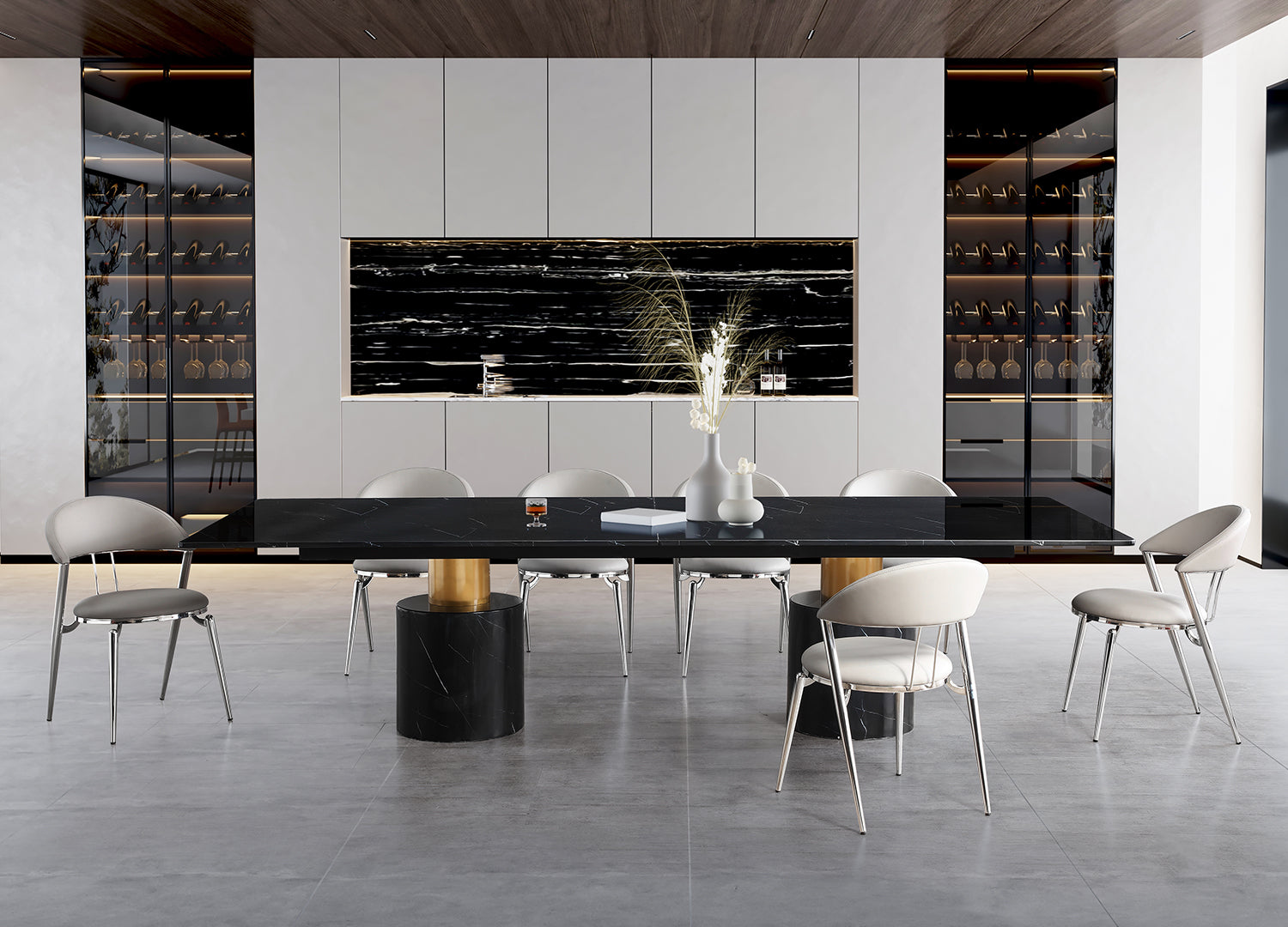 Geneva Dining Table detail image - Resin Society