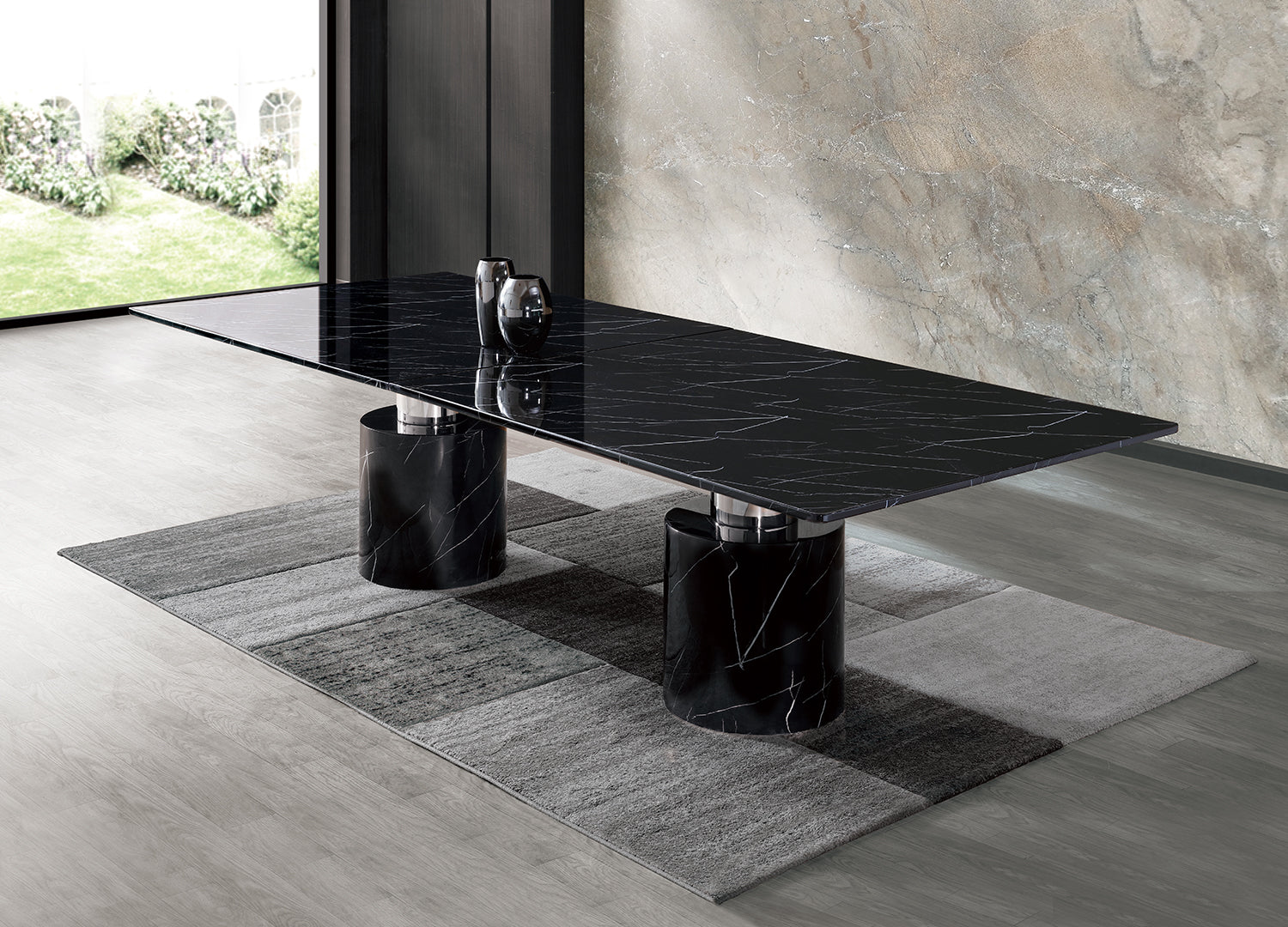 Geneva Extra Large Dining Table detail image - Resin Society