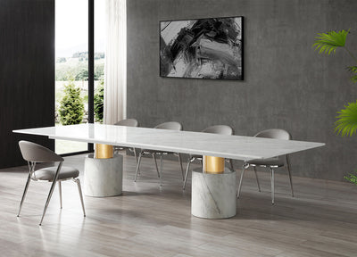 Geneva Large Dining Table detail image - Resin Society