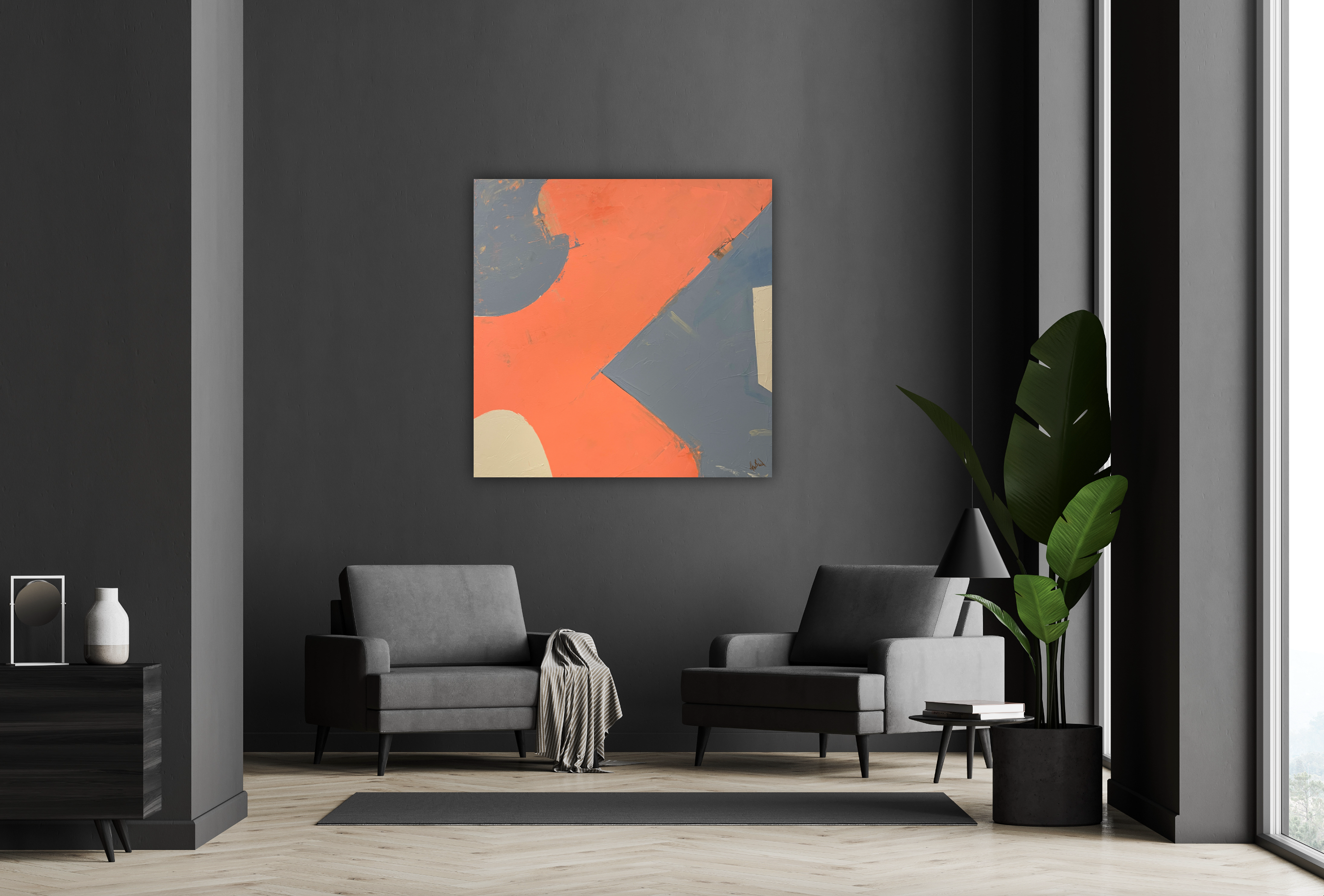 Geo VI Artist Enhanced Canvas Print by John Beard Collection - product image 2 for Resin Society