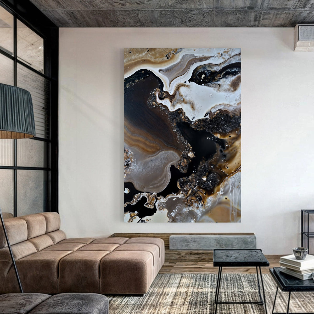 Canvas Print: "Geode Whispers III" by Tailored Canvases - product image 2 for Resin Society