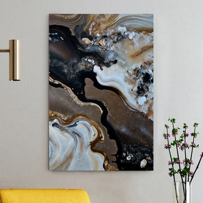 Canvas Print: "Geode Whispers II" by Tailored Canvases - main product image for Resin Society