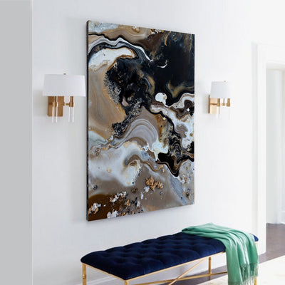 Canvas Print: "Geode Whispers" by Tailored Canvases - product image 3 for Resin Society