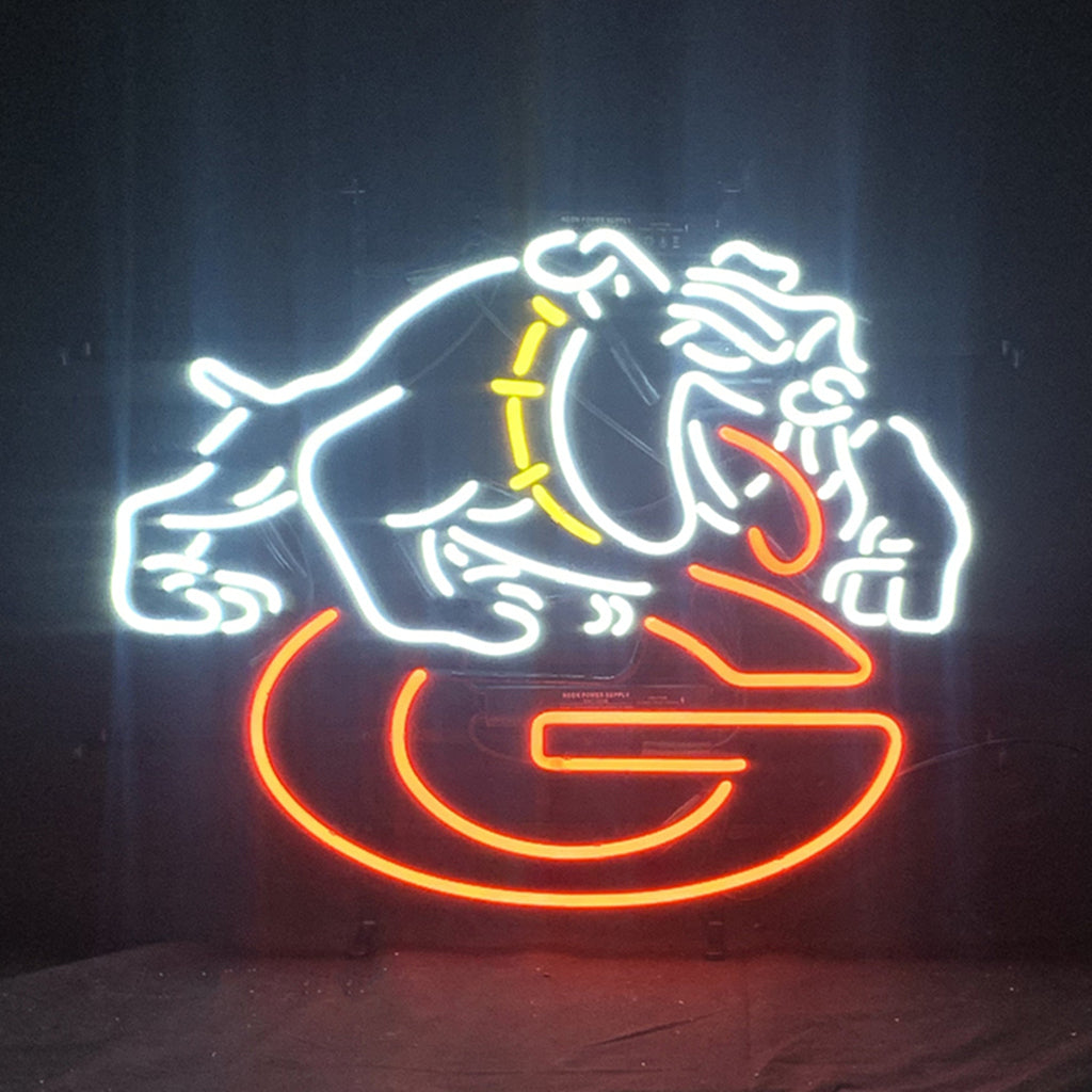 Georgia Bulldogs Uga Football Neon Signs Light by Neon Signs Land - main product image for Resin Society