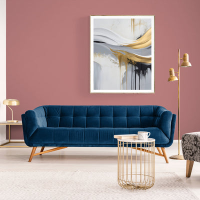 Canvas Print: "Gilded Flow" by Tailored Canvases - product image 2 for Resin Society