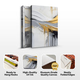 Canvas Print: "Gilded Flow" by Tailored Canvases - product image 5 for Resin Society