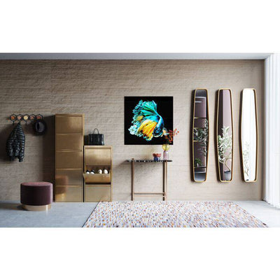 Glass Picture Aqua Queen 100x100