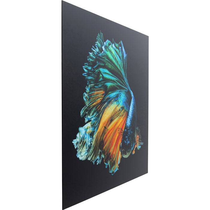 Glass Picture Aqua Queen 100x100