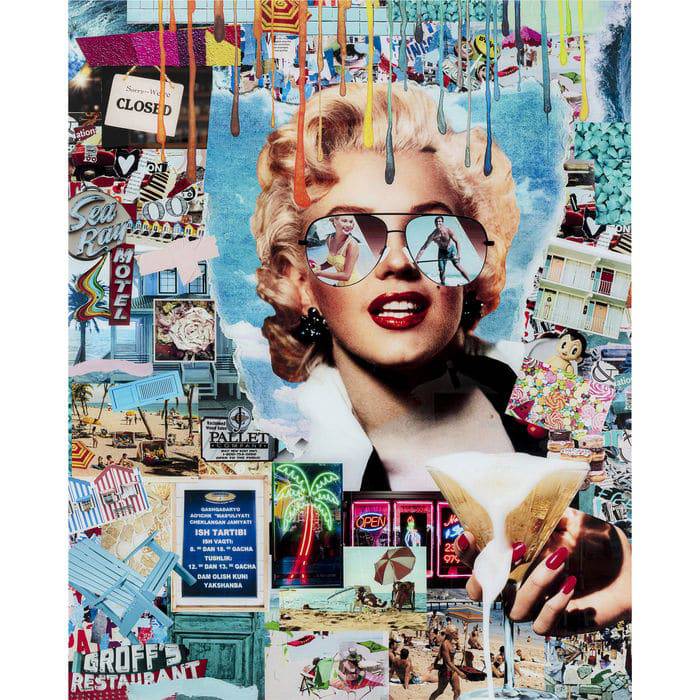 Glass Picture Holiday in the 60s 120x150 by DEKOR - main product image for Resin Society