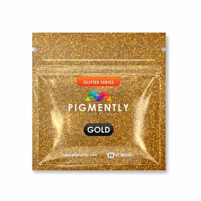 Gold Glitter Epoxy Powder Pigment for resin crafts and epoxy projects