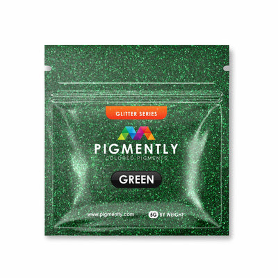 Green Glitter Epoxy Powder Pigment for resin crafts and epoxy projects