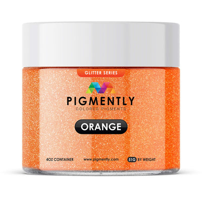 Orange glitter epoxy mica powder pigment for resin crafts