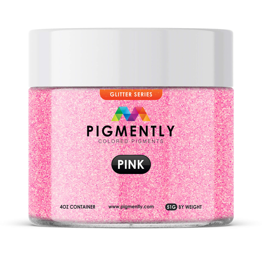 Pink glitter epoxy powder pigment for resin crafts