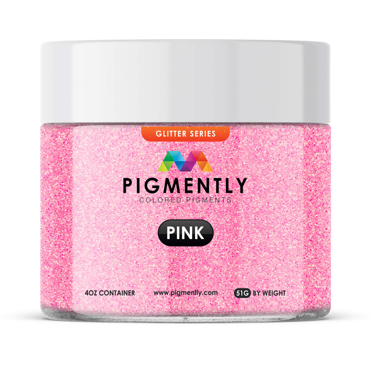 Pink glitter epoxy powder pigment for resin crafts