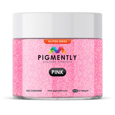 Pink glitter epoxy powder pigment for resin crafts