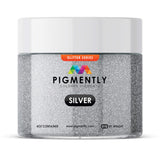Silver Glitter Epoxy Powder Pigment for resin crafts and epoxy projects