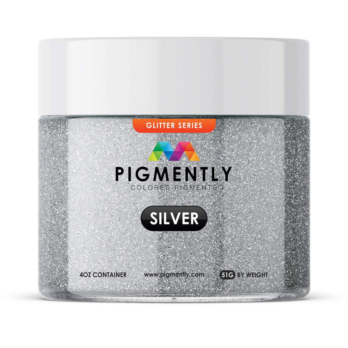 Silver Glitter Epoxy Powder Pigment for resin crafts and epoxy projects