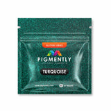 Turquoise glitter epoxy mica powder pigment for resin crafts