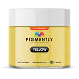 Yellow Glitter Epoxy Powder Pigment for resin crafts