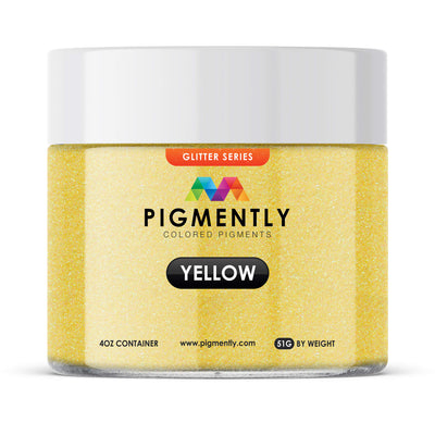 Yellow Glitter Epoxy Powder Pigment for resin crafts