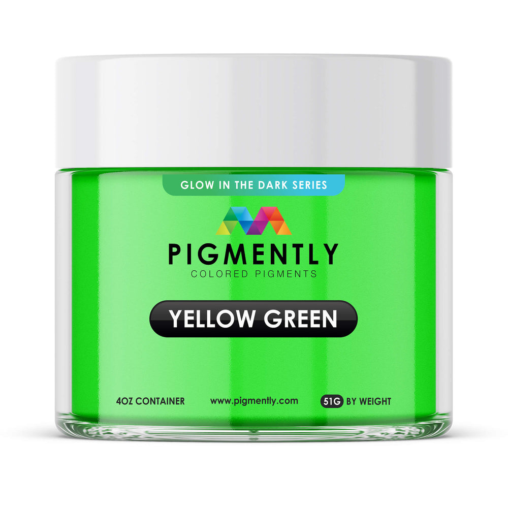 Yellow/Green Glow in the Dark Epoxy Powder Pigment for resin crafts