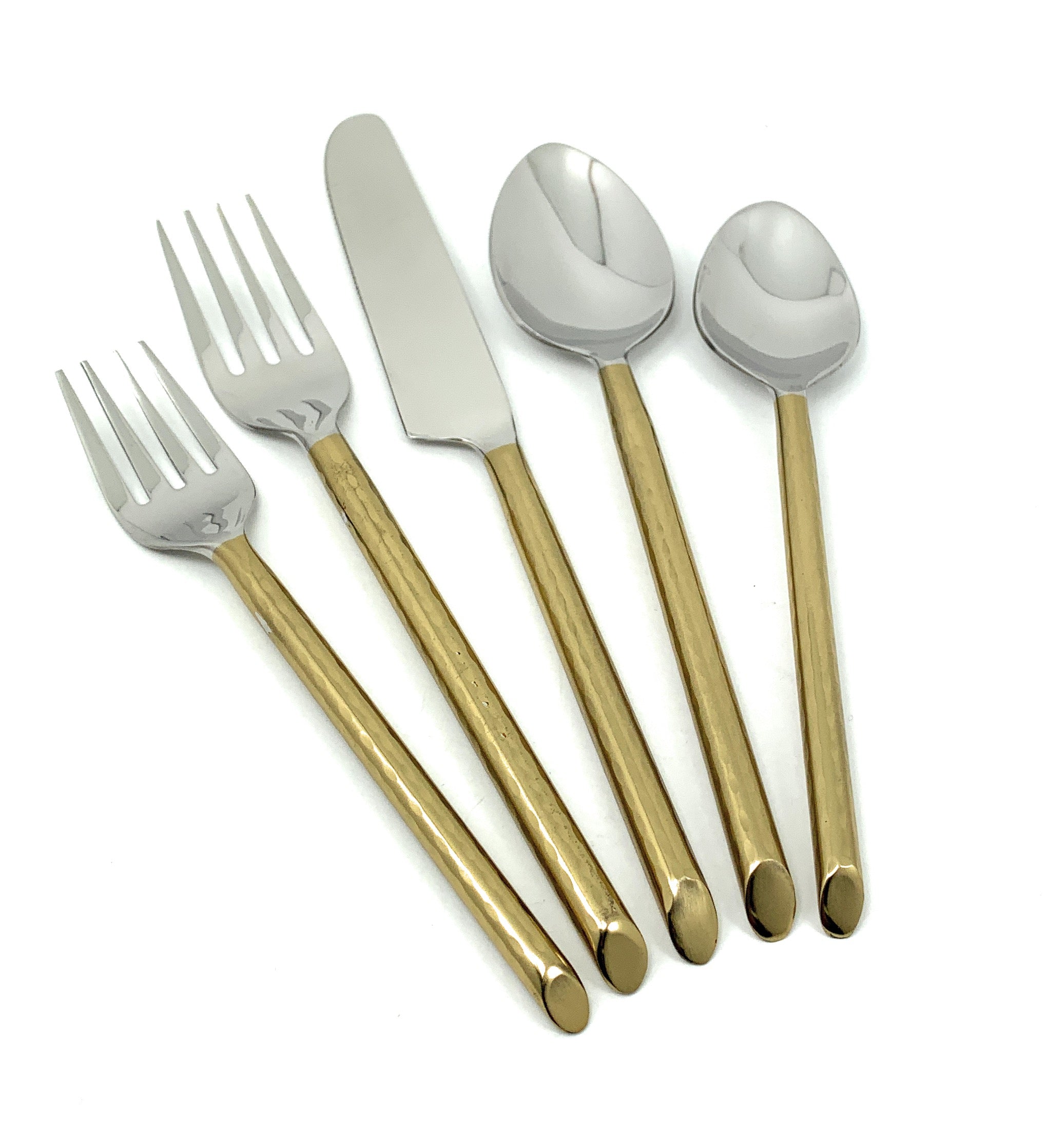 Vibhsa Stainless Steel Gold Flatware set of 20 pieces by Vibhsa - product image 4 for Resin Society